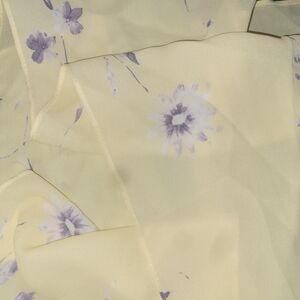 Floral Chiffon Scarf